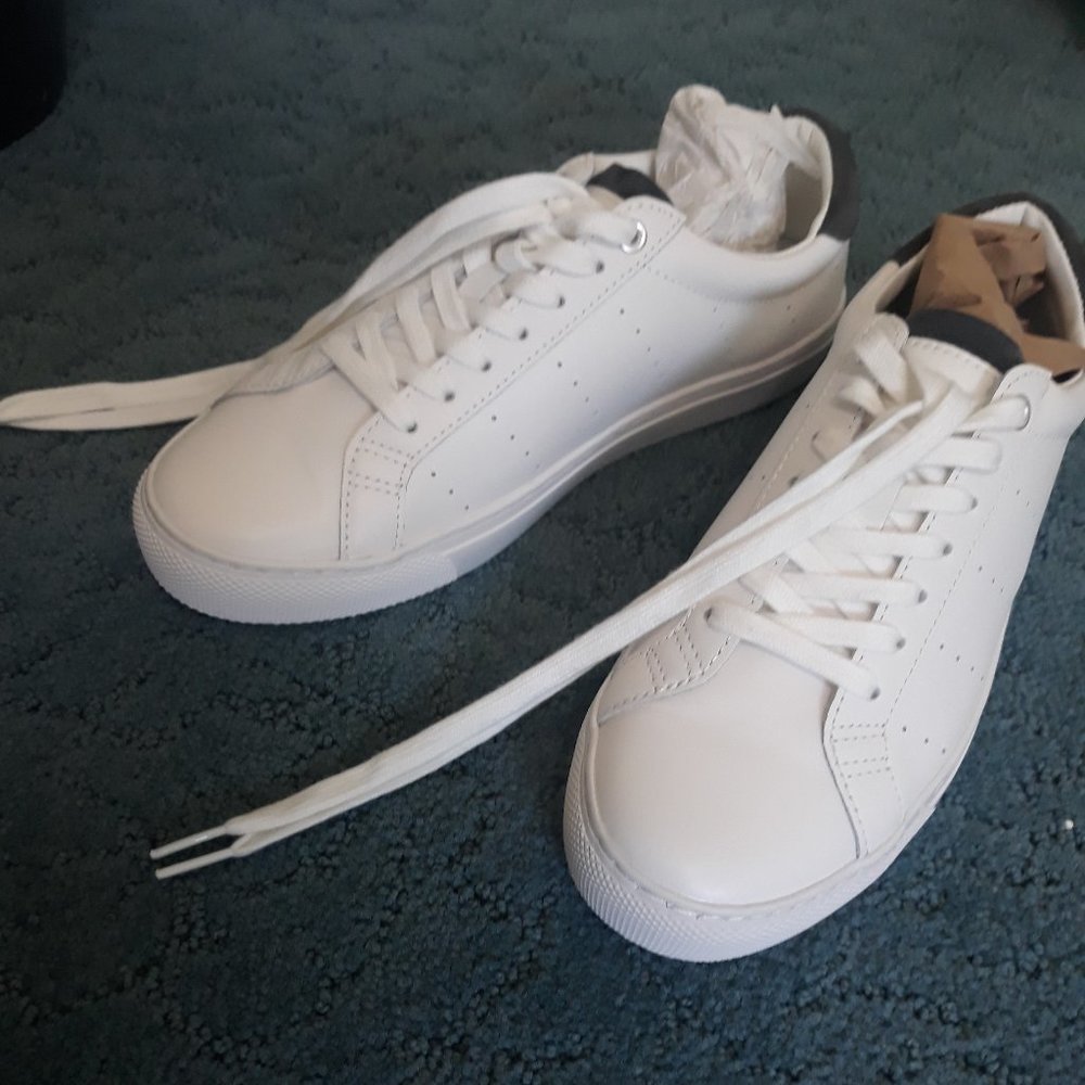 J.Crew White Leather Sneakers